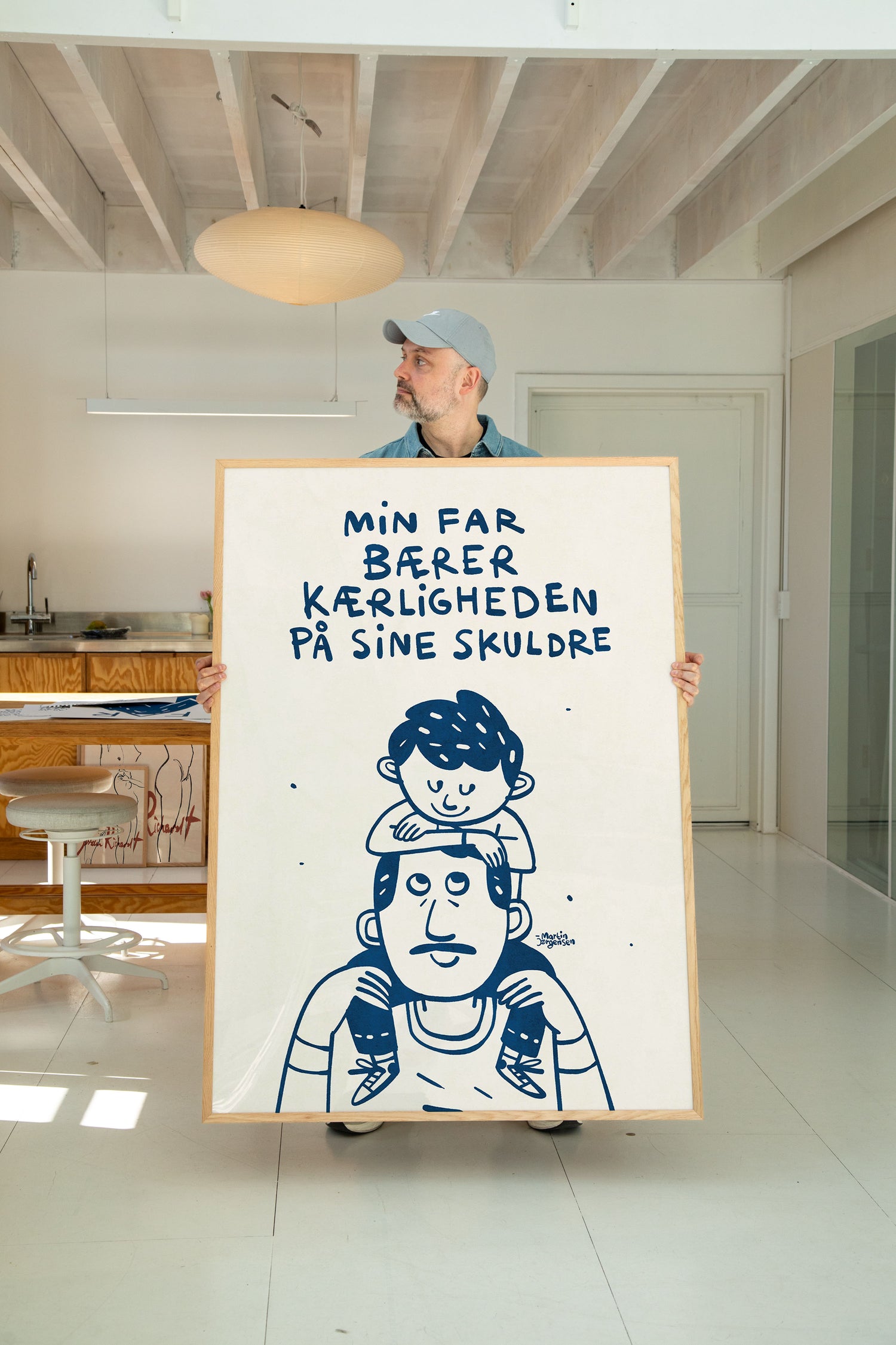 Fars skuldre