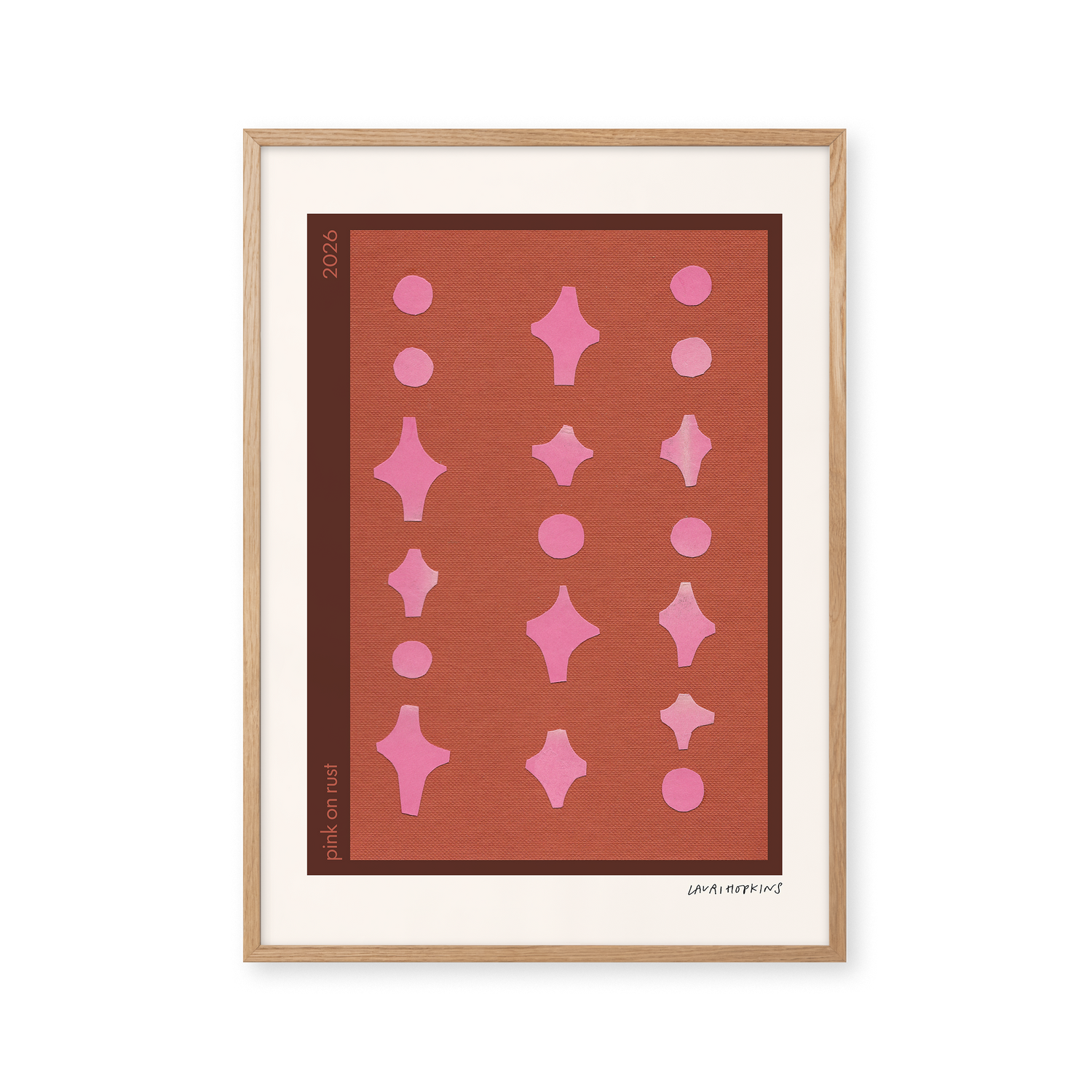 Pink on Rust