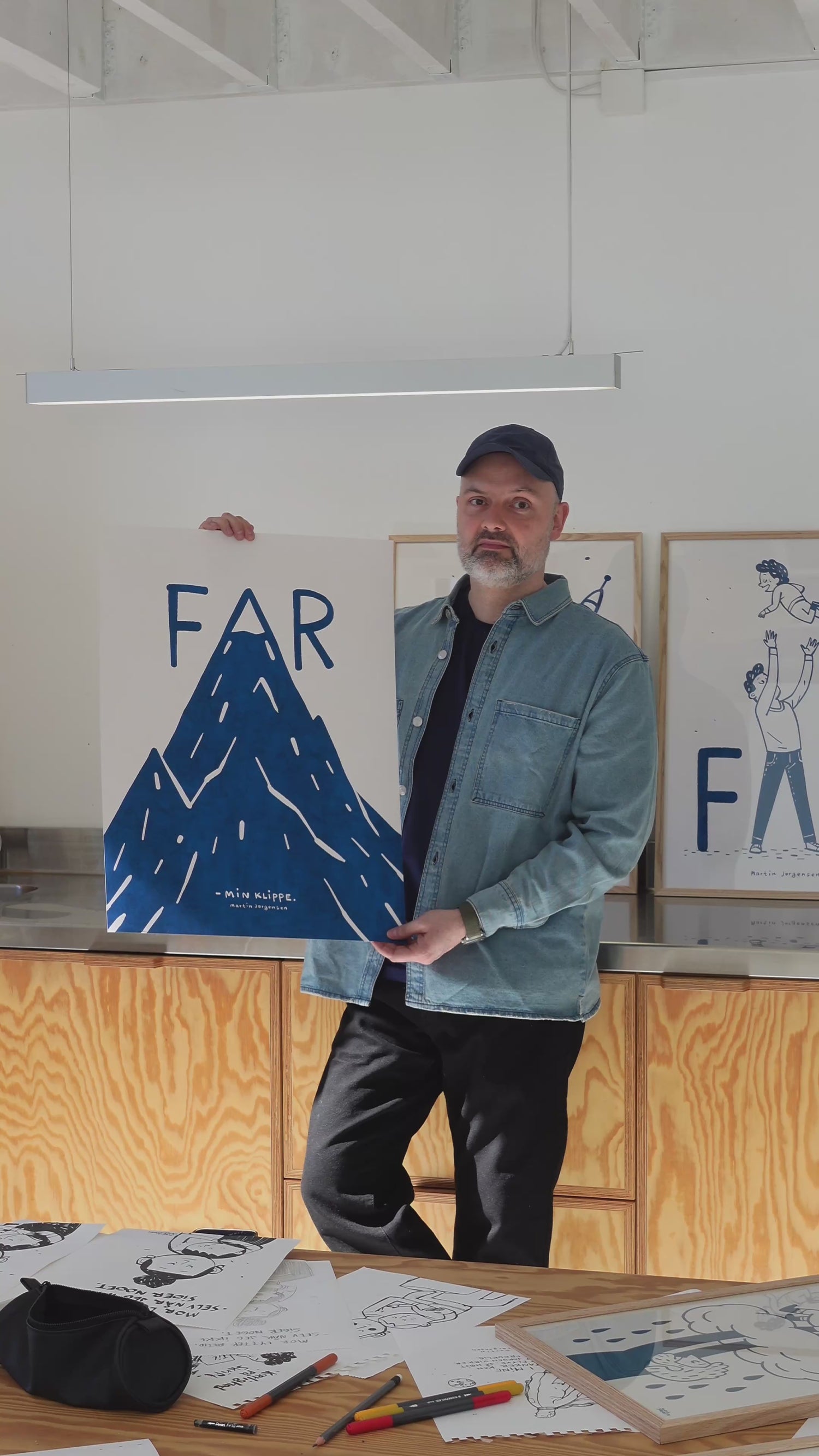 Far klippe - blå