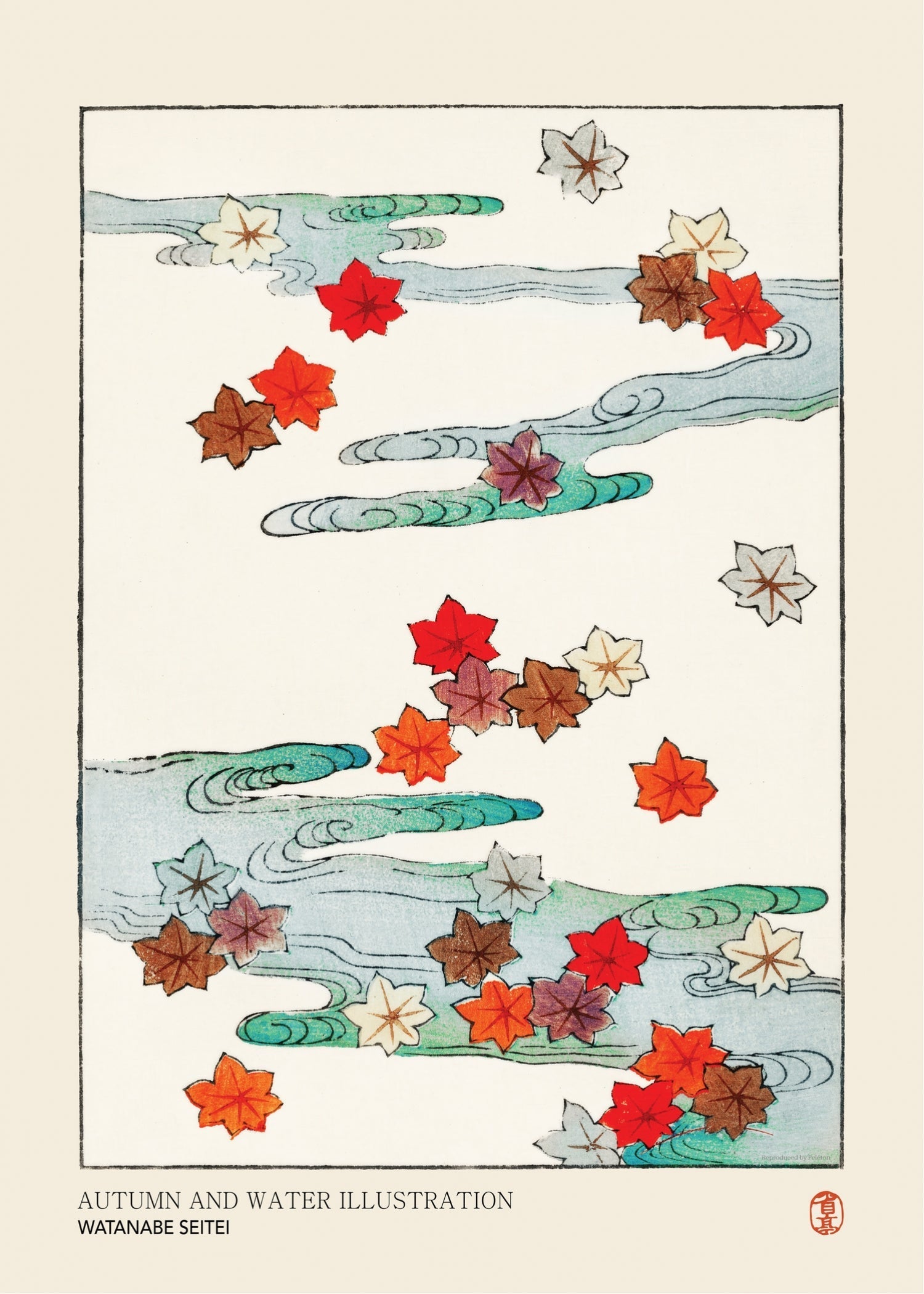 Autumn and Water Illustration