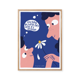 En dag bliver det her et minde - blå