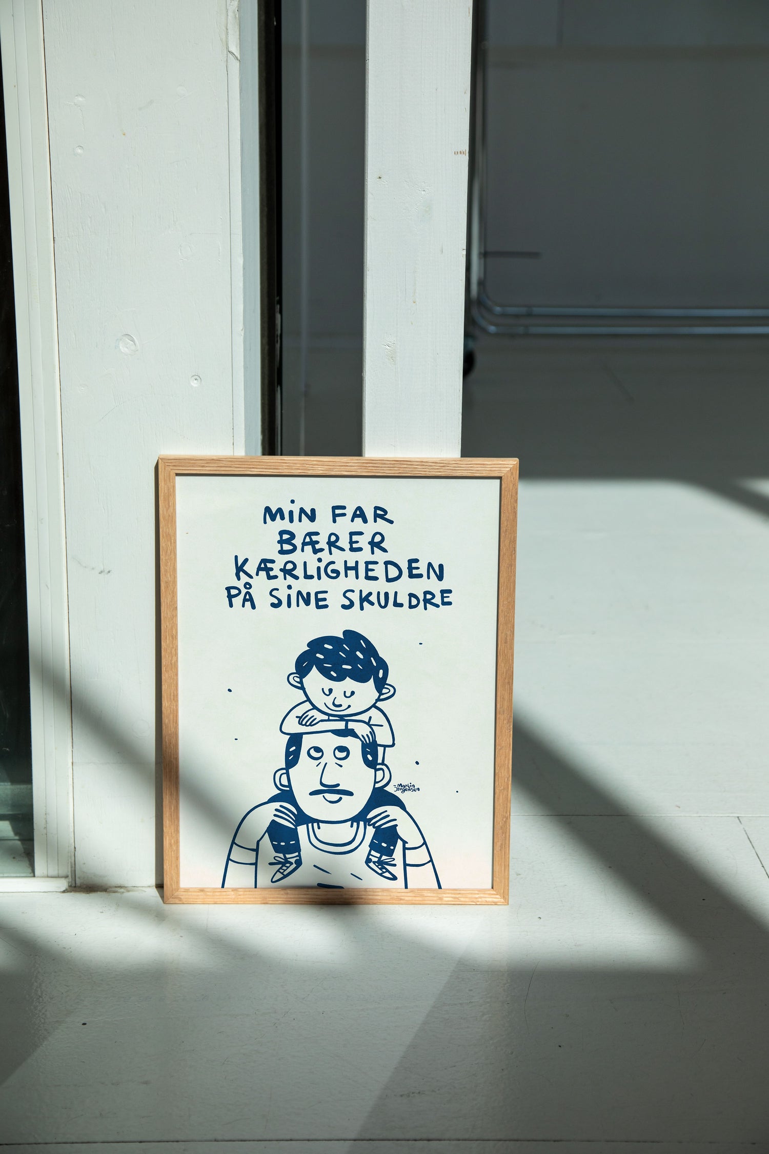 Fars skuldre