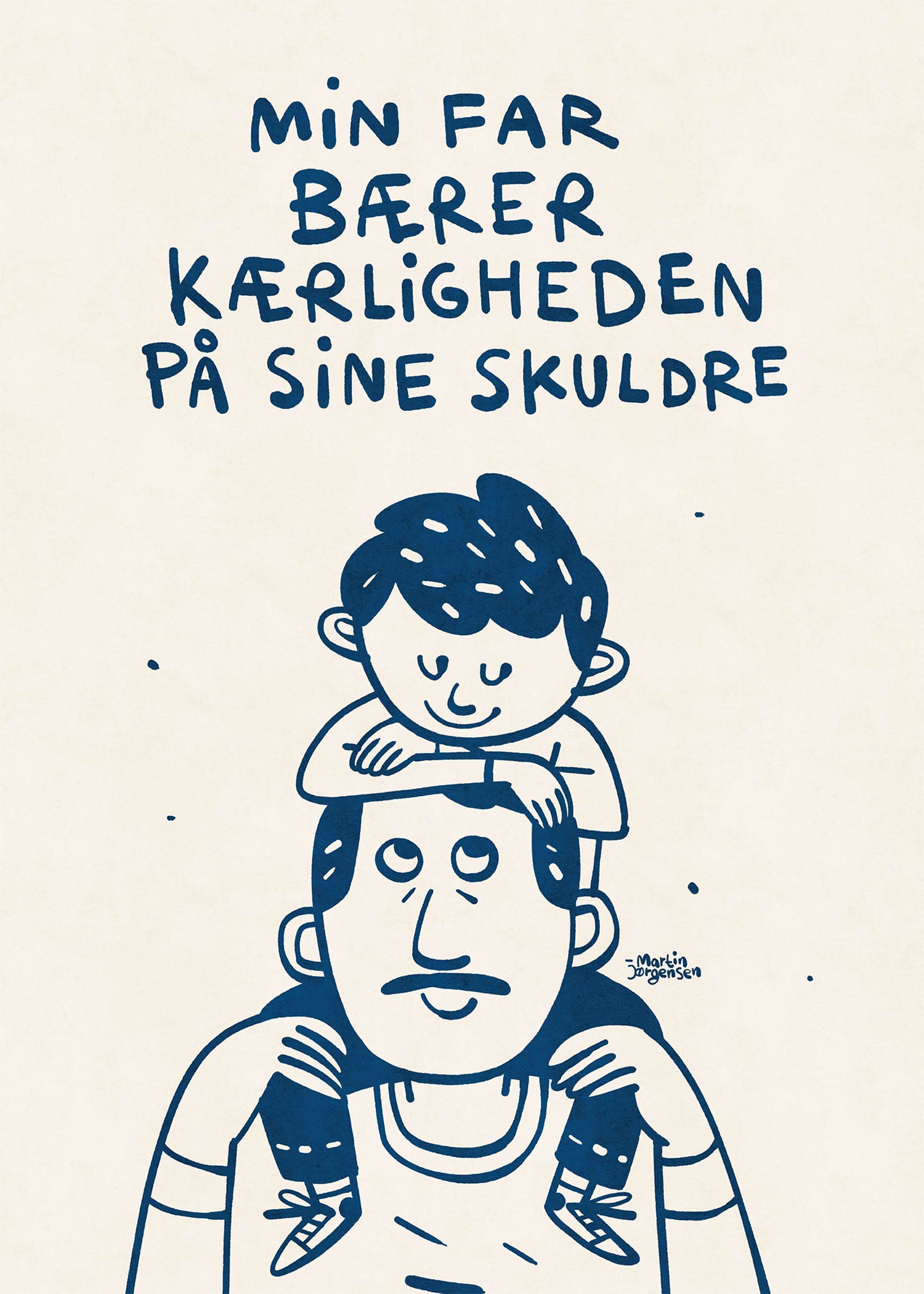 Fars skuldre