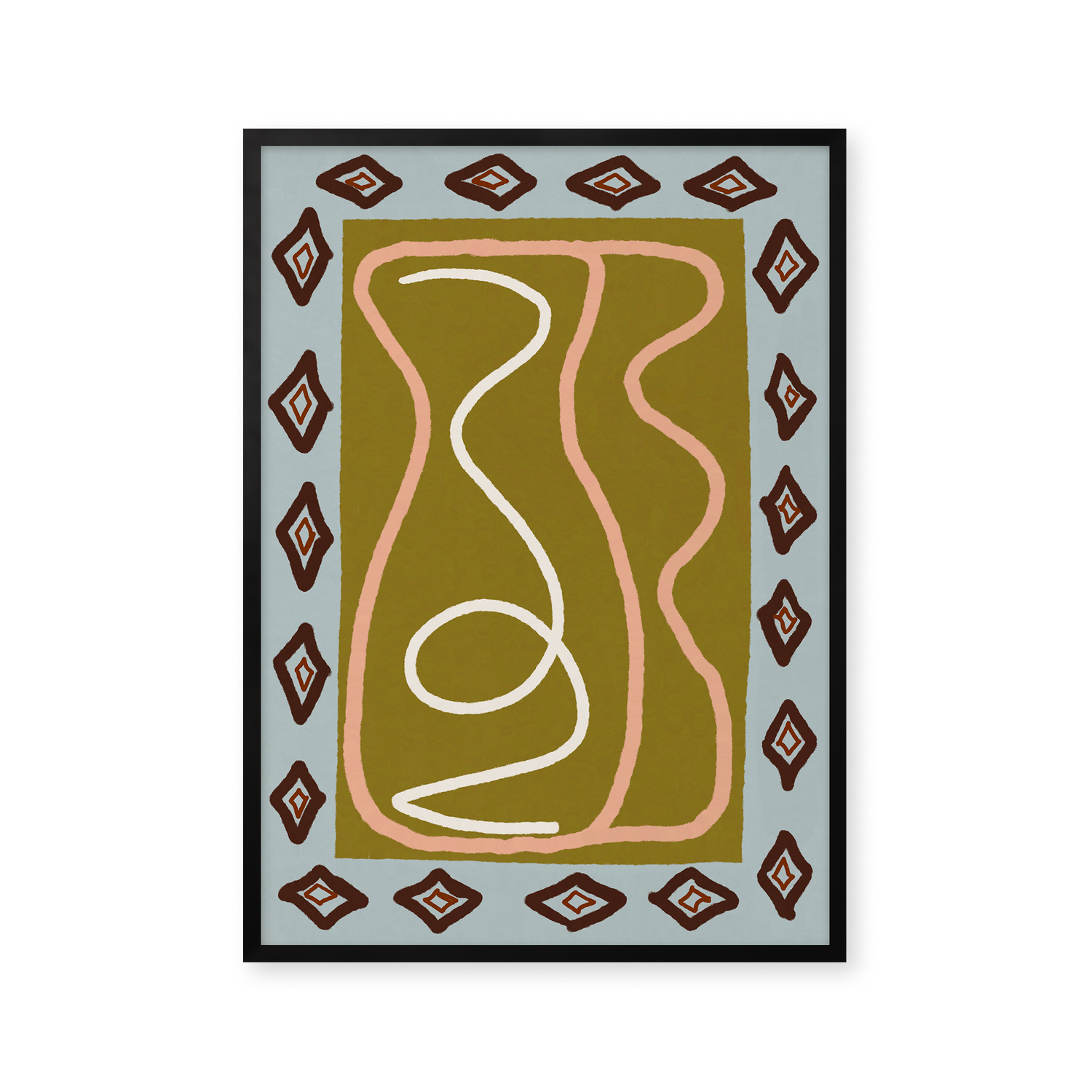 Geometric Abstract Vase