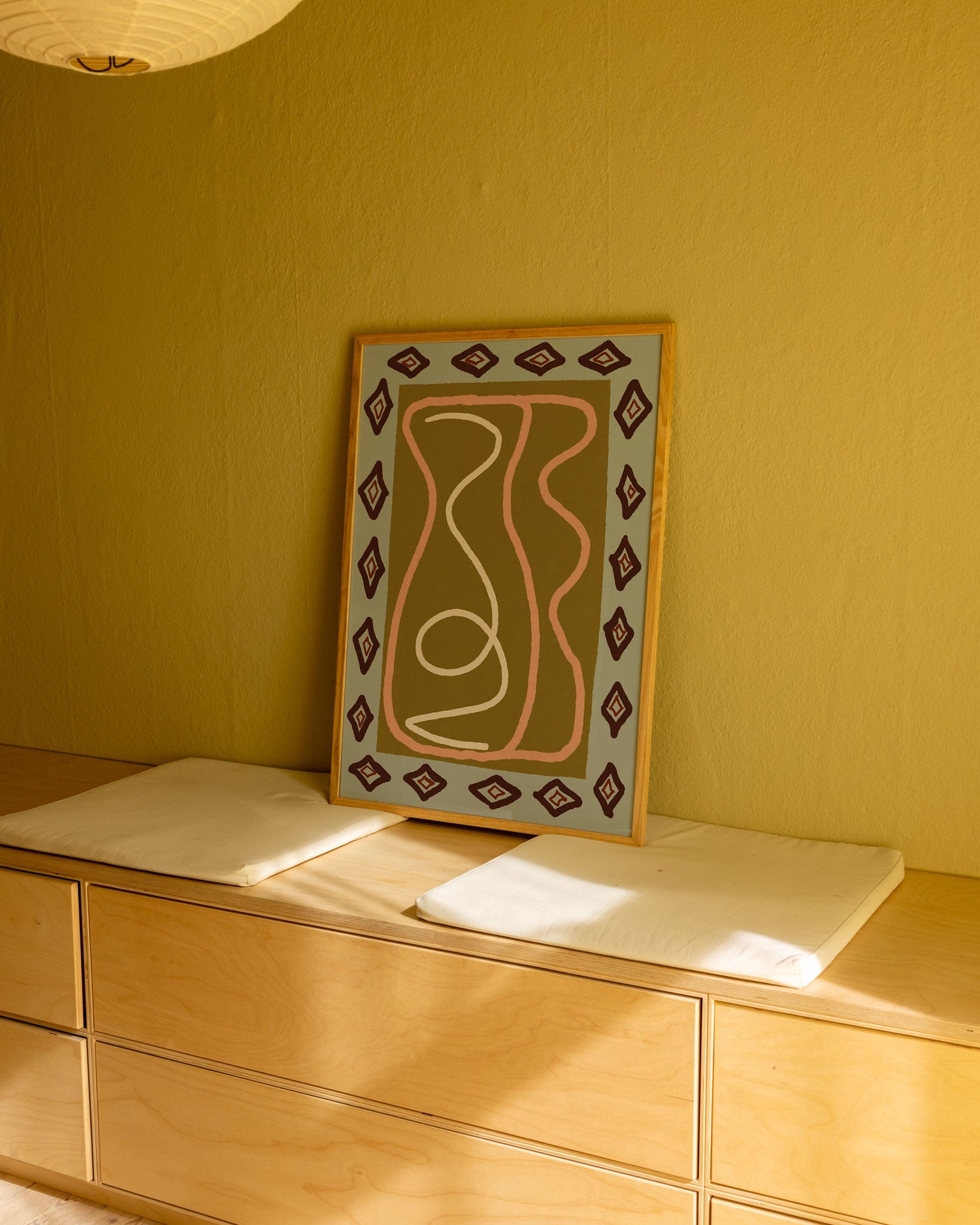 Geometric Abstract Vase