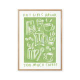 Hot Girls Drink Coffee