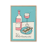 Liver pâté and rose
