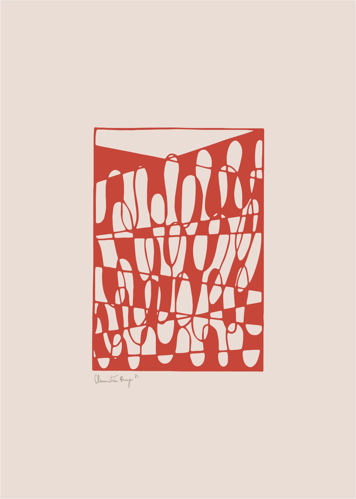 Papercut 01 - Red