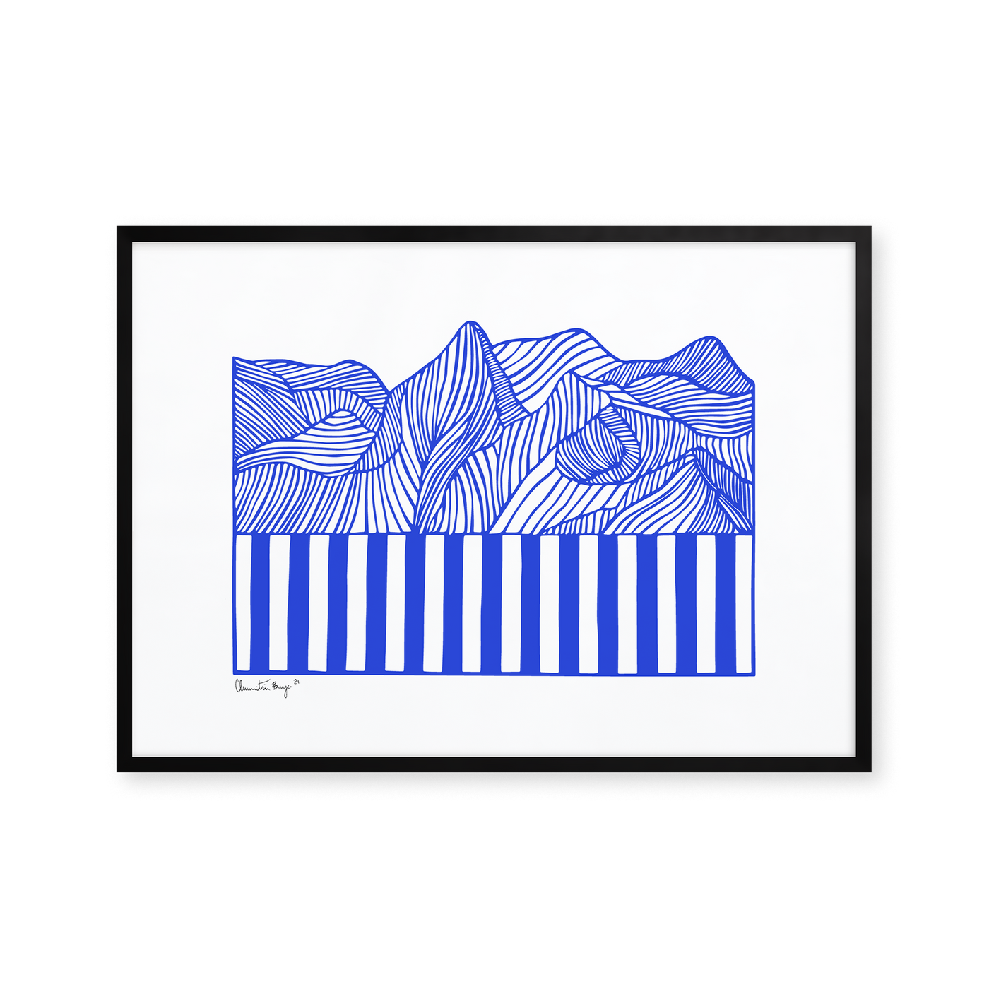 Papercut 04 - Blue