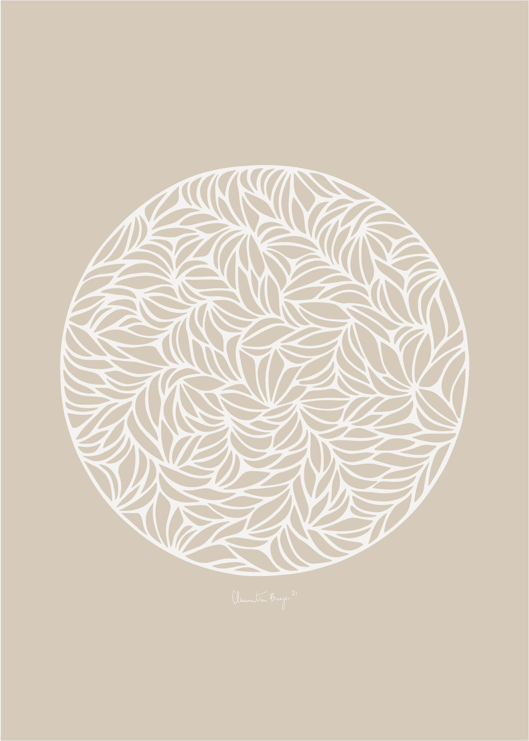 Papercut 05 - Beige