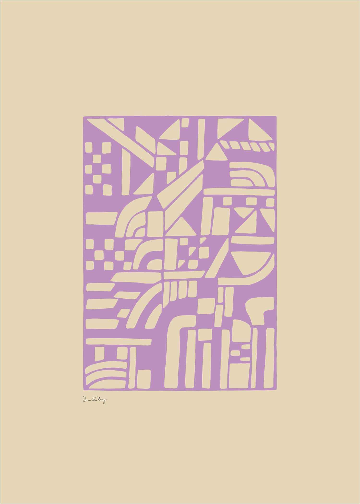 Papercut 08 - Wisteria