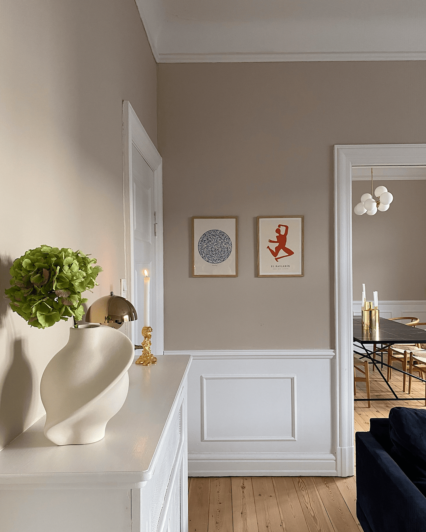 A small art wall to bring colour to your home