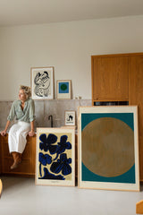 Kunstneriske plakatsammensætninger fra Das Rotes Rabbit