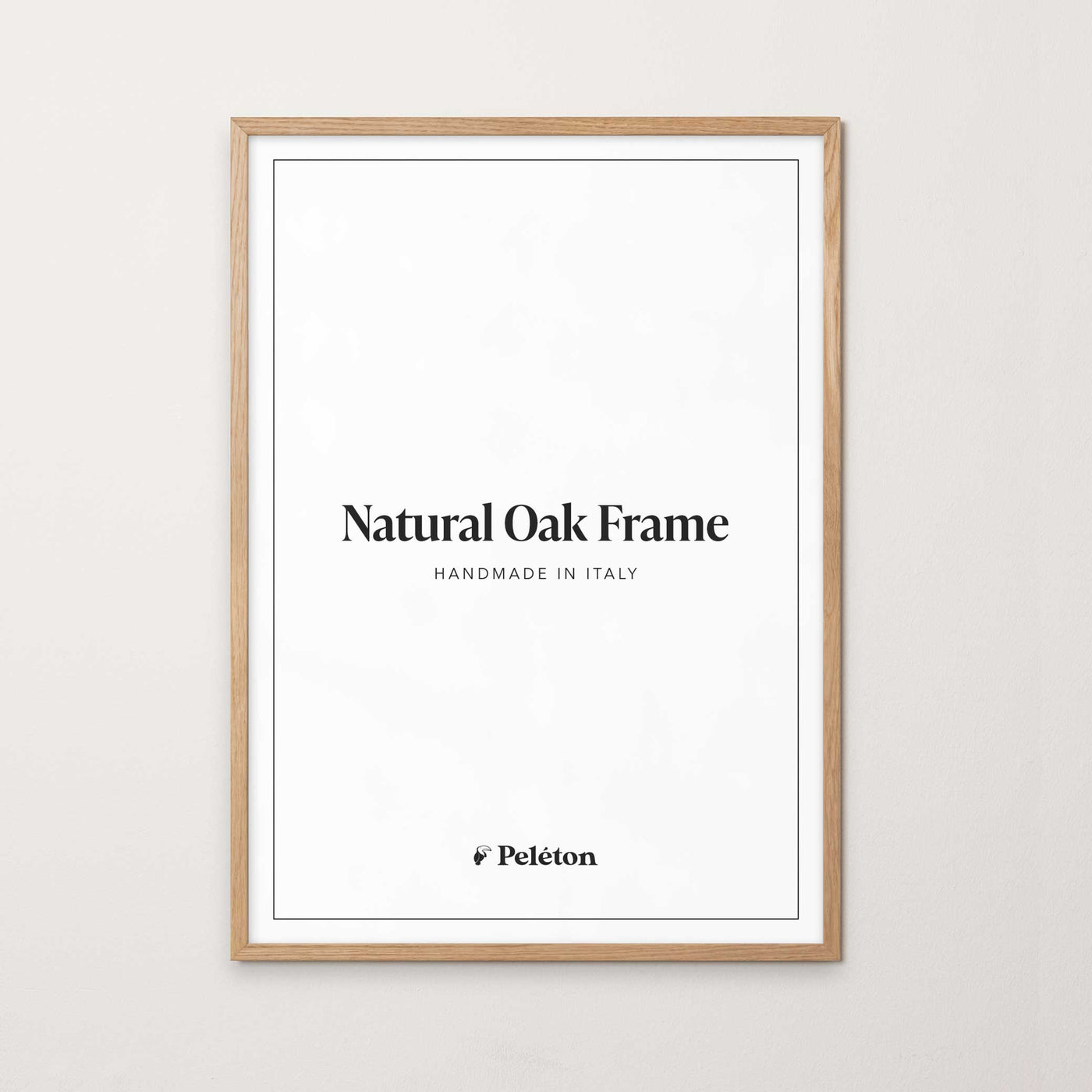 Natural oak frame